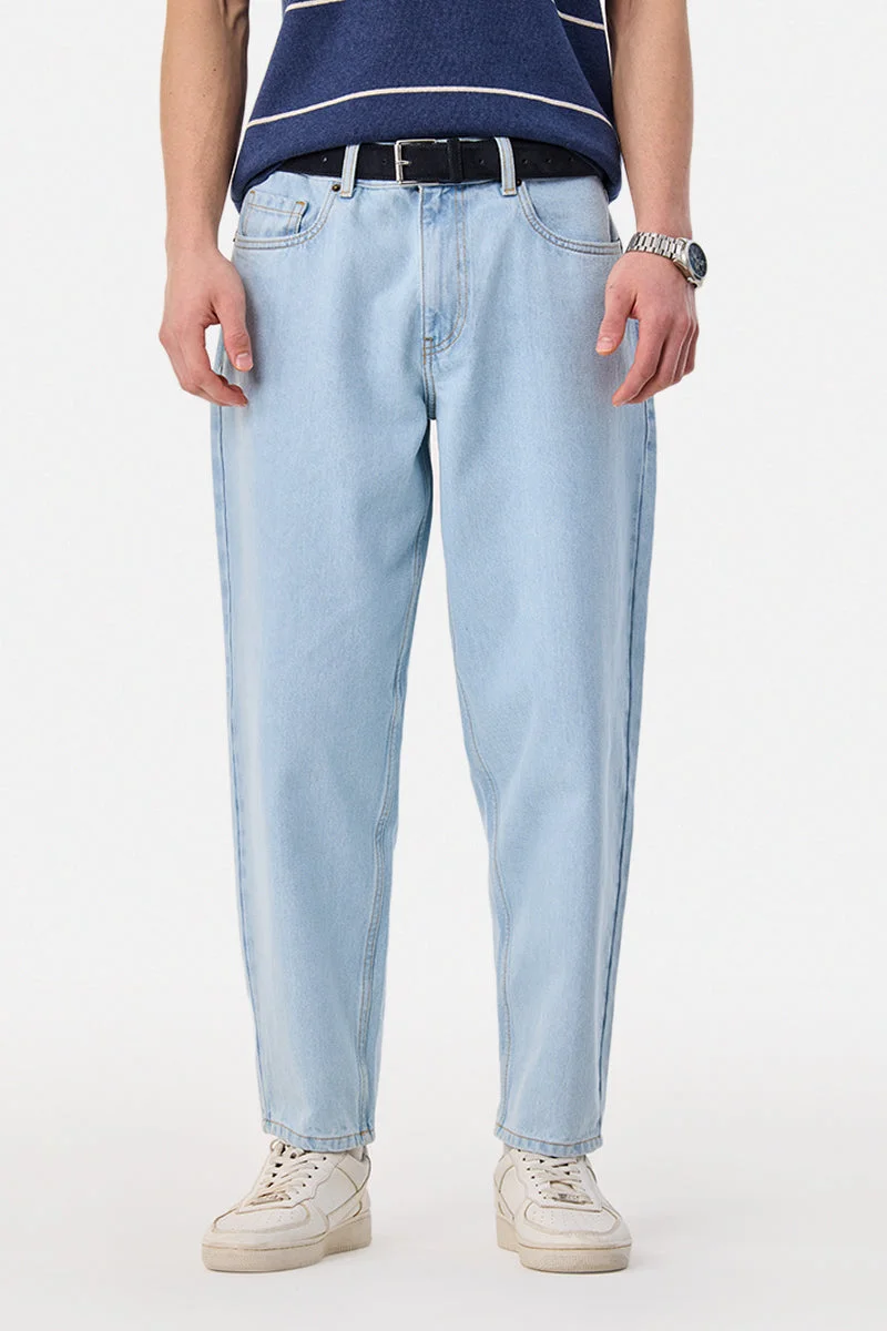 SNITCH Washed Balloon Fit Jeans